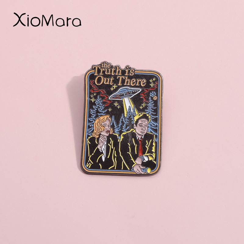 Science Buddies - Alfileres esmaltados de película científica, broches