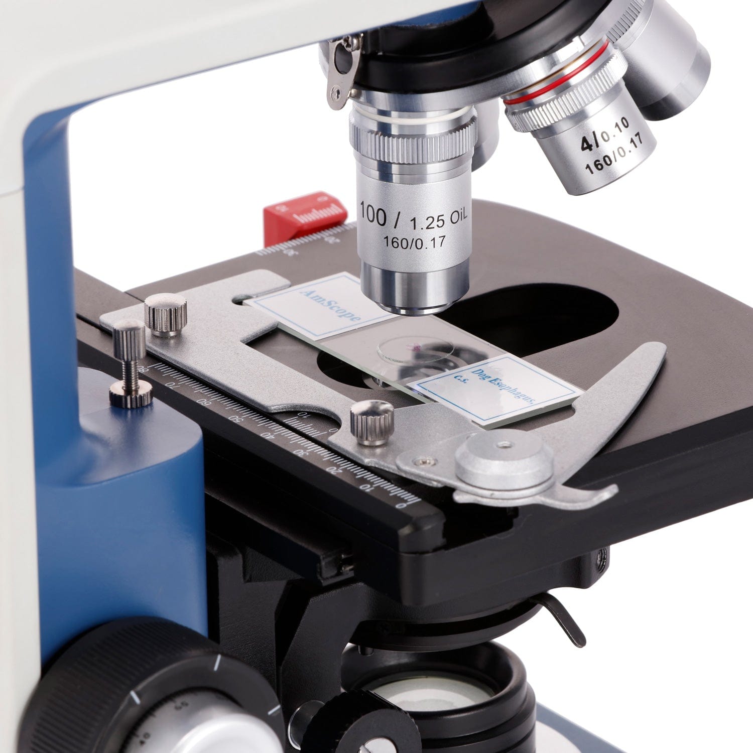 Microscope Compound 40X - Microscopio Binocular Compuesto para Estudiantes AmScope