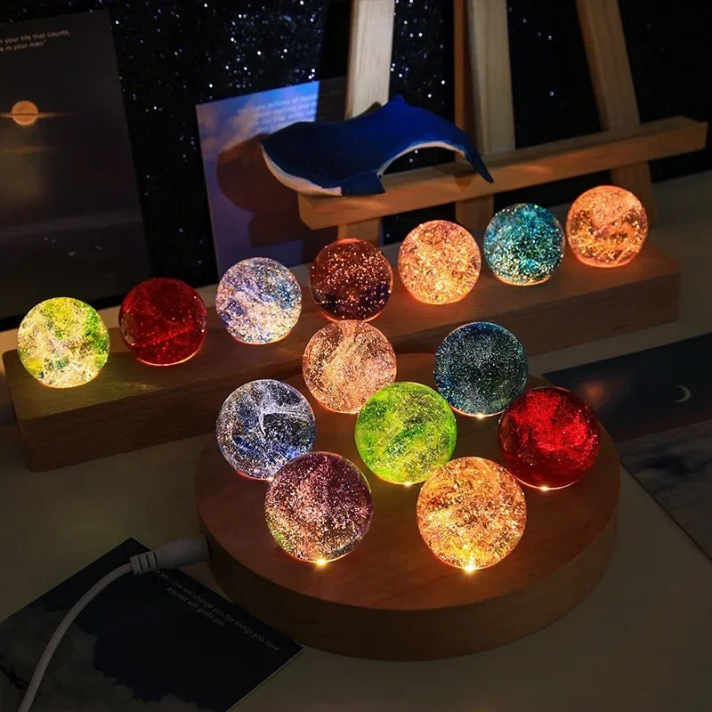 Solar System Orrery - Bola de Cristal de Fantasía de