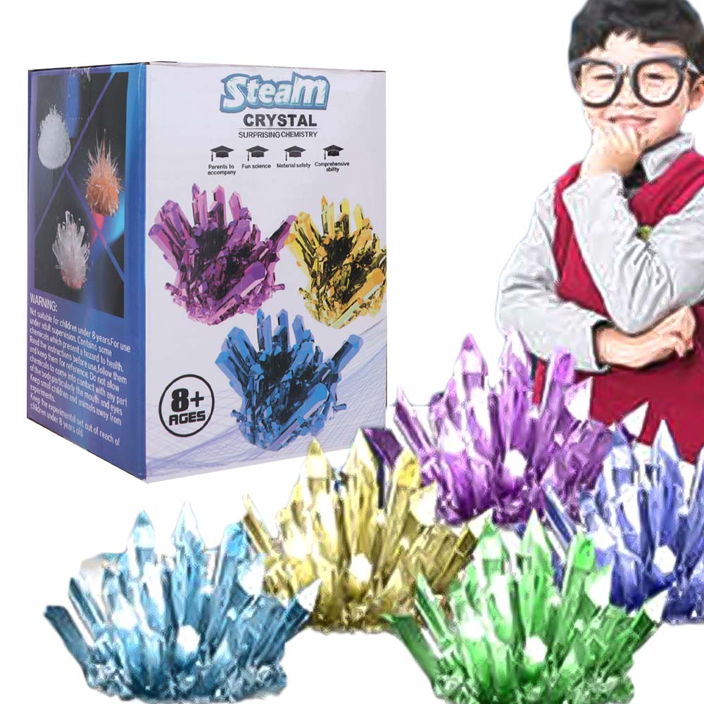 Science Project Diy - Kit de Ciencia para Cultivar Cristales,