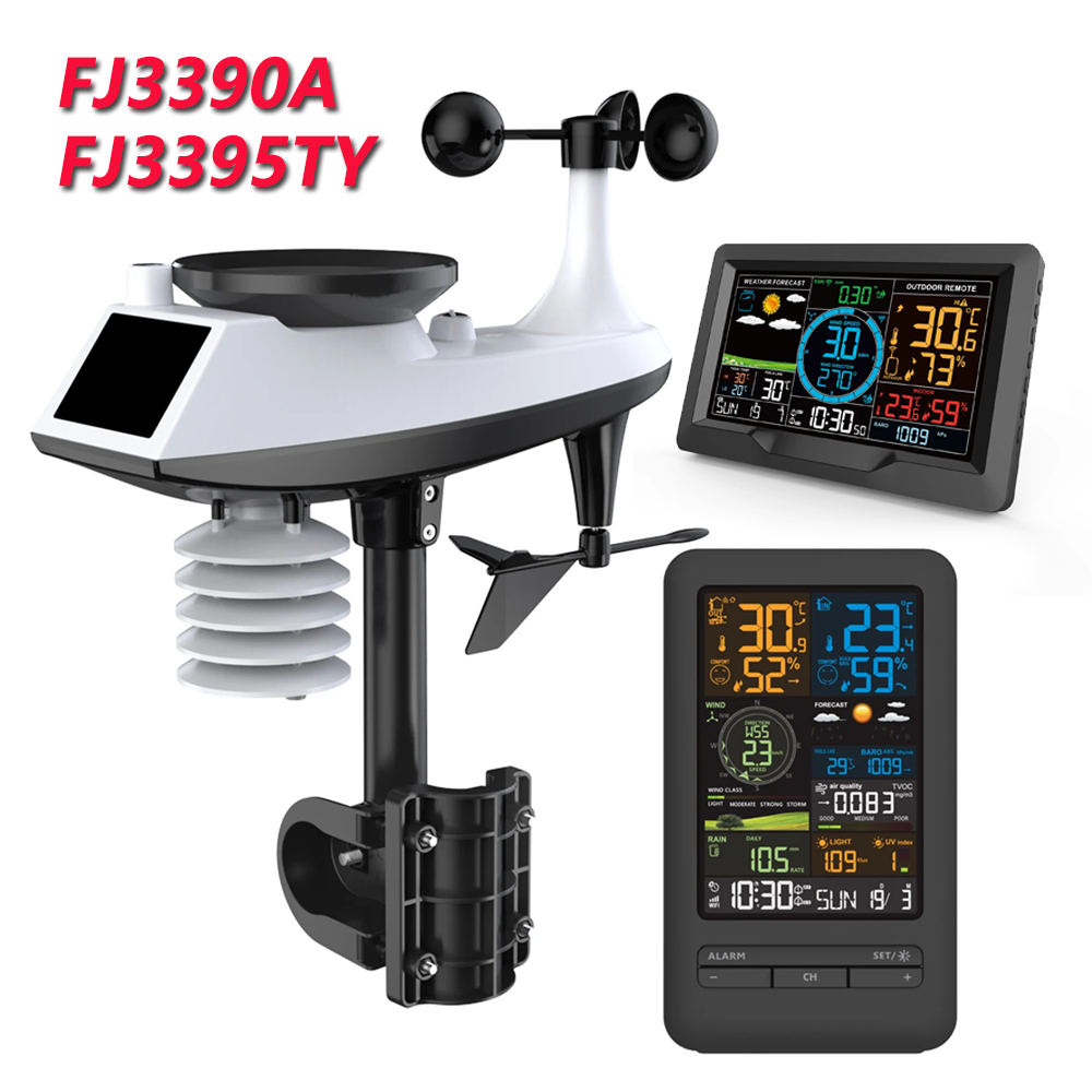Weather Station Indoor - FJ3395TY /FJ3390A Sensor de estación meteorológica