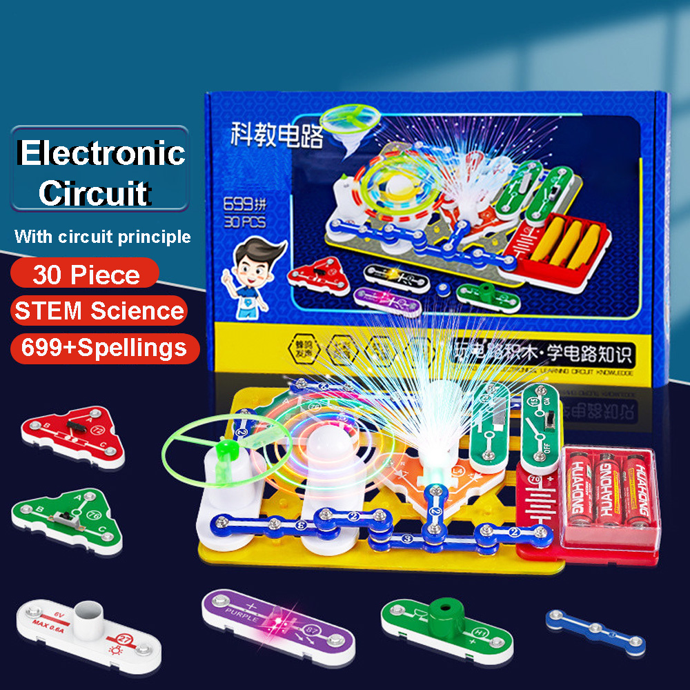 Circuit Snap Kit - Kits de experimentos científicos para niños,