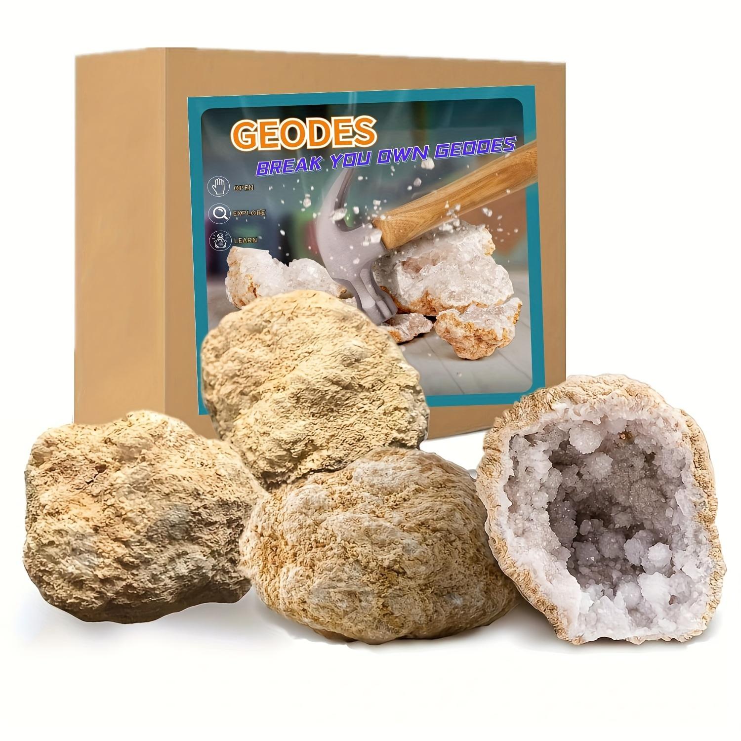 Geode Crystal Break - 1 unidad/3/4/5/6 unidades (1.2-2 pulgadas) de