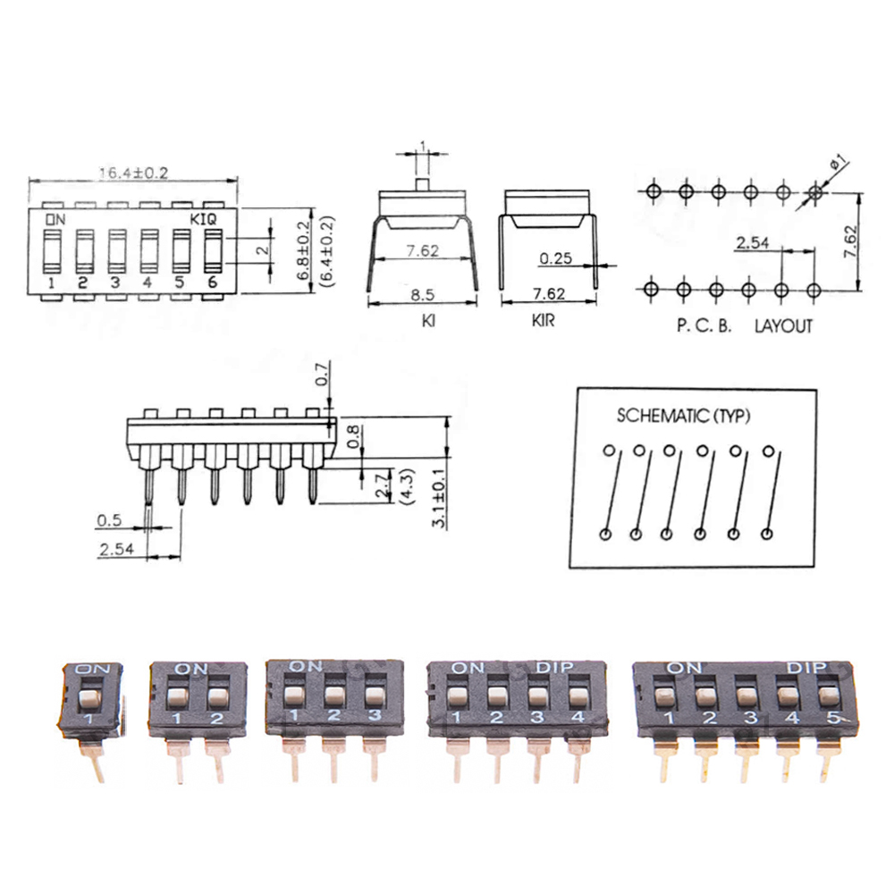 Circuit Snap Kit - Kit de 5 Interruptores de Palanca