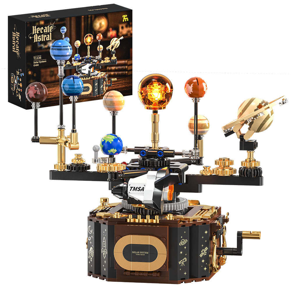 Solar System Orrery - Sistema Solar Mecánico, Bloques de Construcción