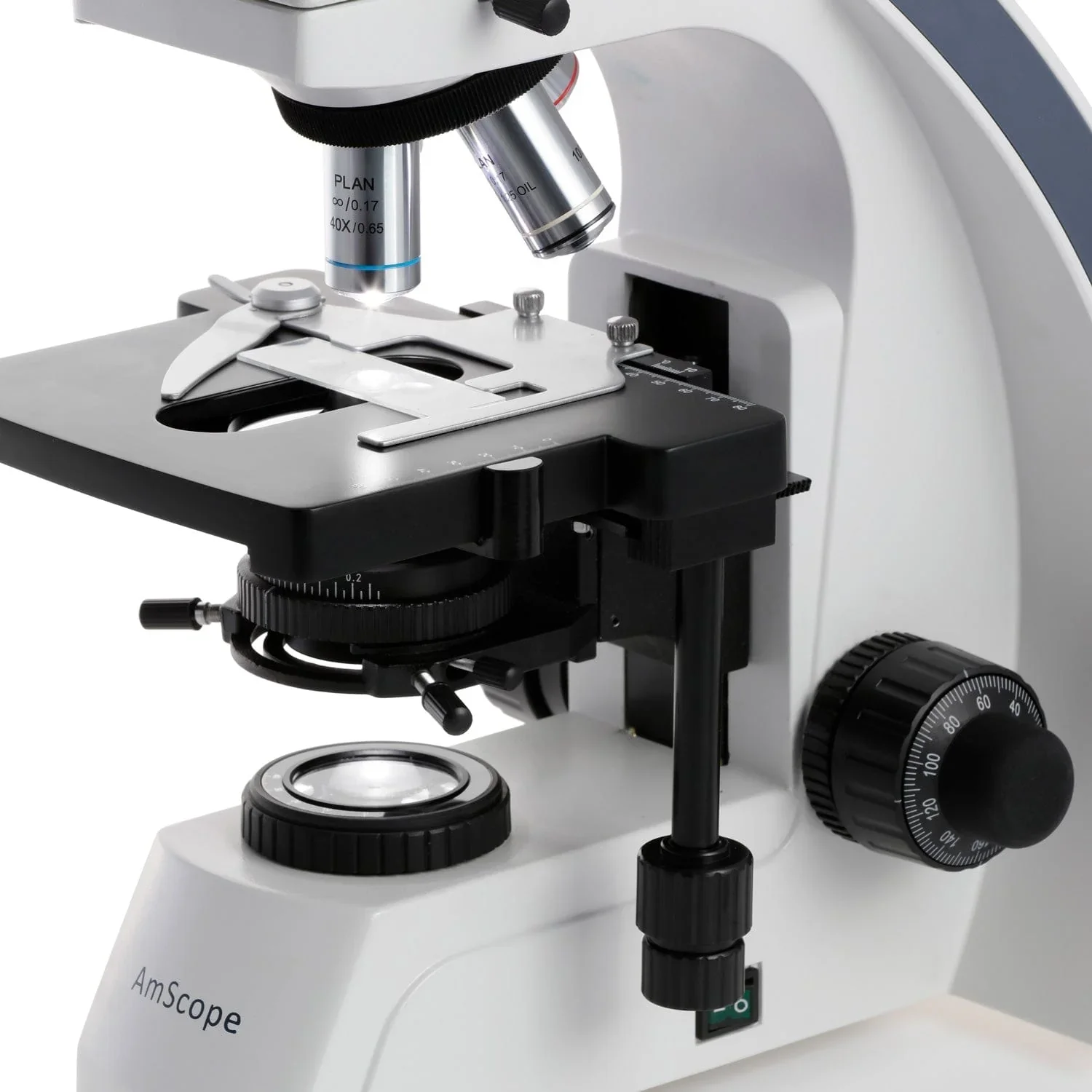 Microscope Compound 40X - Microscopio Compuesto Trinocular de Grado de