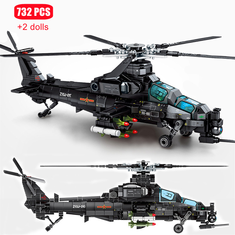 SEMBO 732 Uds helicóptero mili - Solar System Orrery reseña y precio