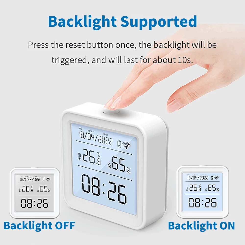 Tuya Zigbee WiFi Sensor de tem - Weather Station Indoor reseña y precio