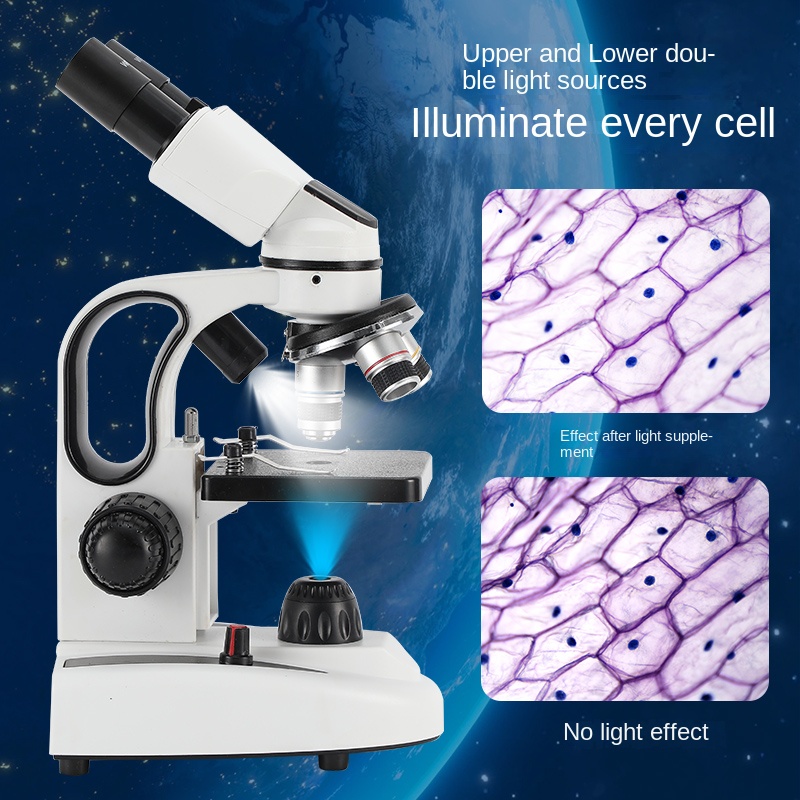 Microscopio Binocular Compuest - Microscope Compound 40X reseña y precio