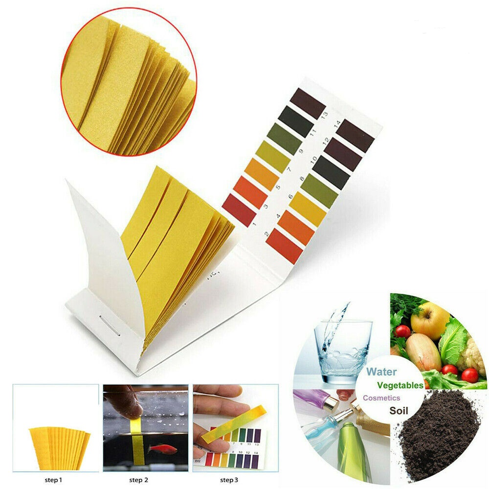 80 tiras de prueba de pH para  - Ph Strip Test reseña y precio