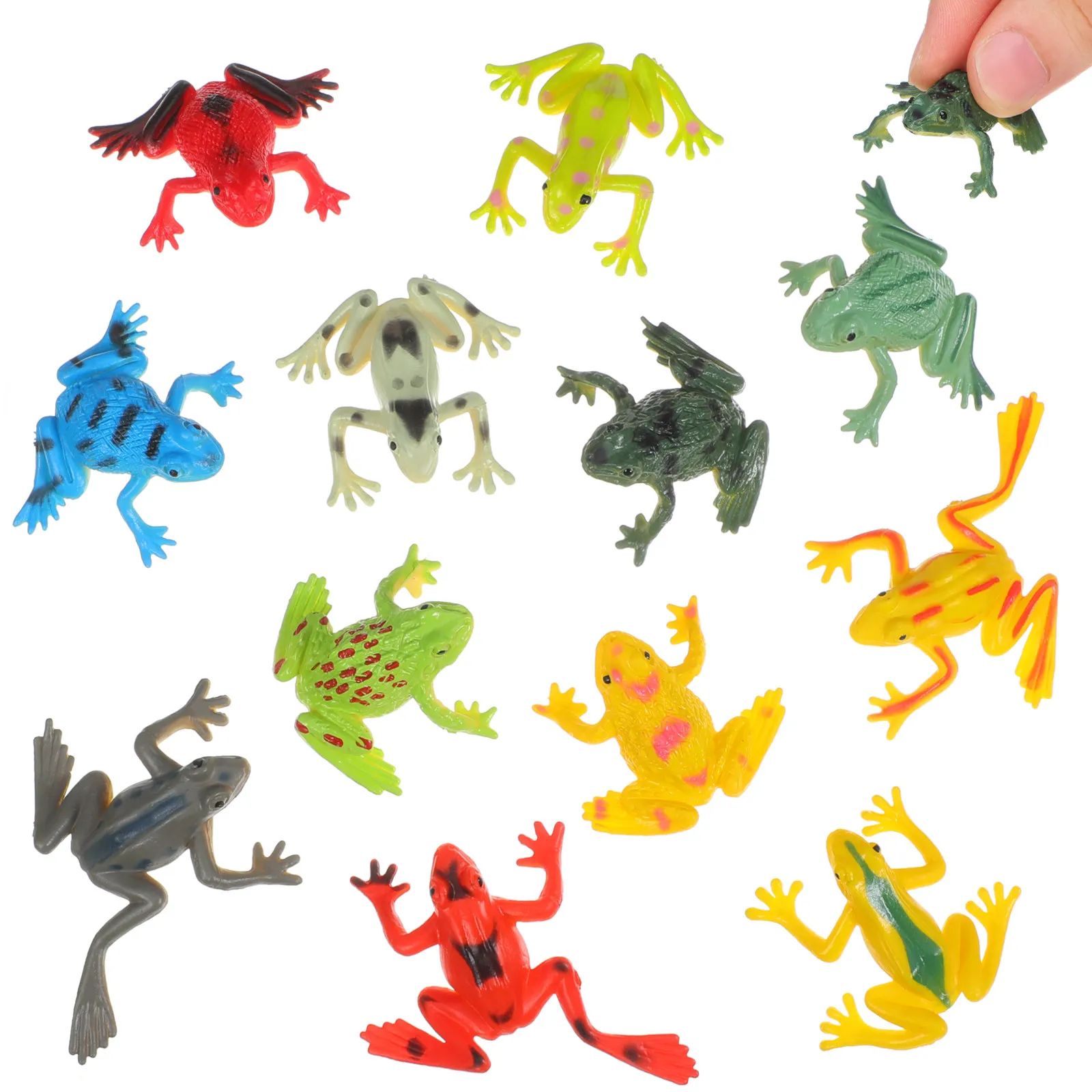 12 Figuras de Ranas Realistas, - Hobby Is Science reseña y precio