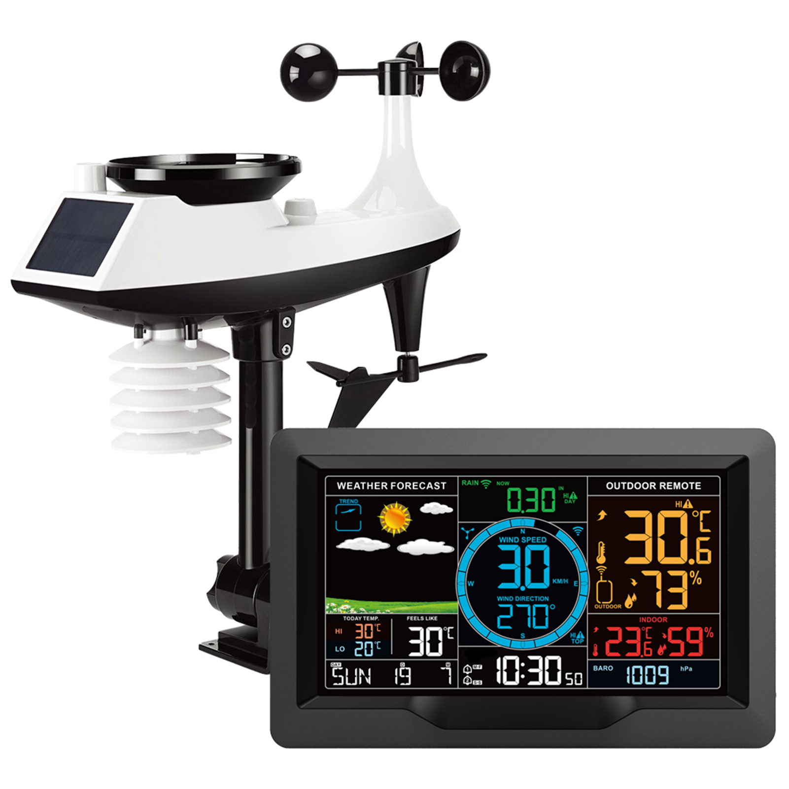 FJ3395TY /FJ3390A Sensor de es - Weather Station Indoor reseña y precio