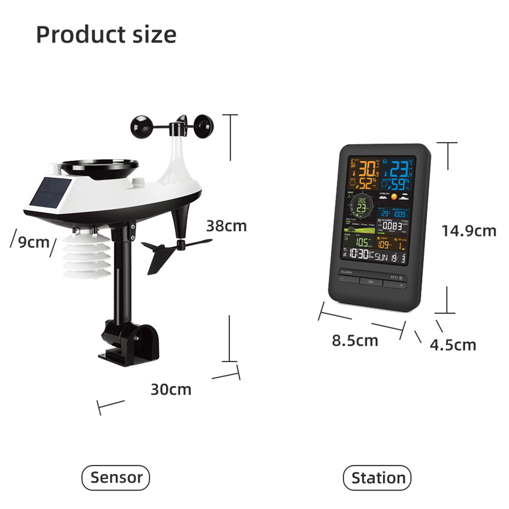 FJ3395TY /FJ3390A Sensor de es - Weather Station Indoor reseña y precio