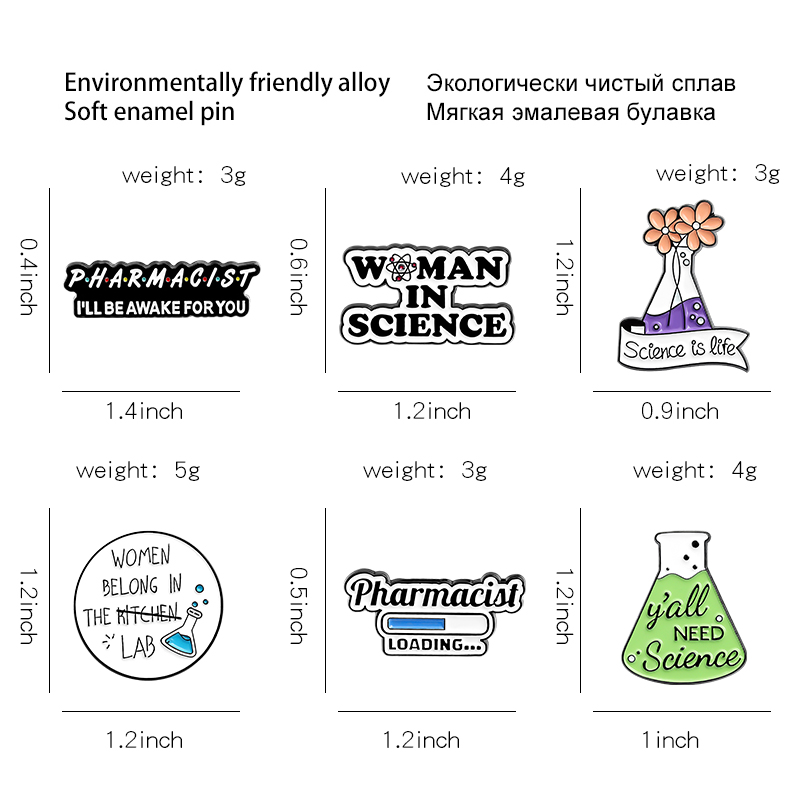 Pin esmaltado de farmacéutico  - Science Buddies reseña y precio