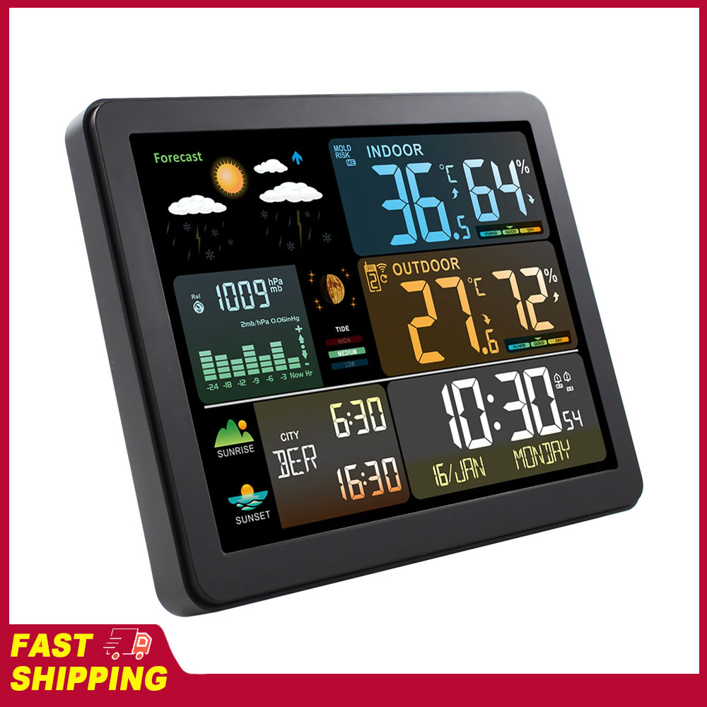 Reloj Meteorológico Multifunci - Weather Station Indoor reseña y precio