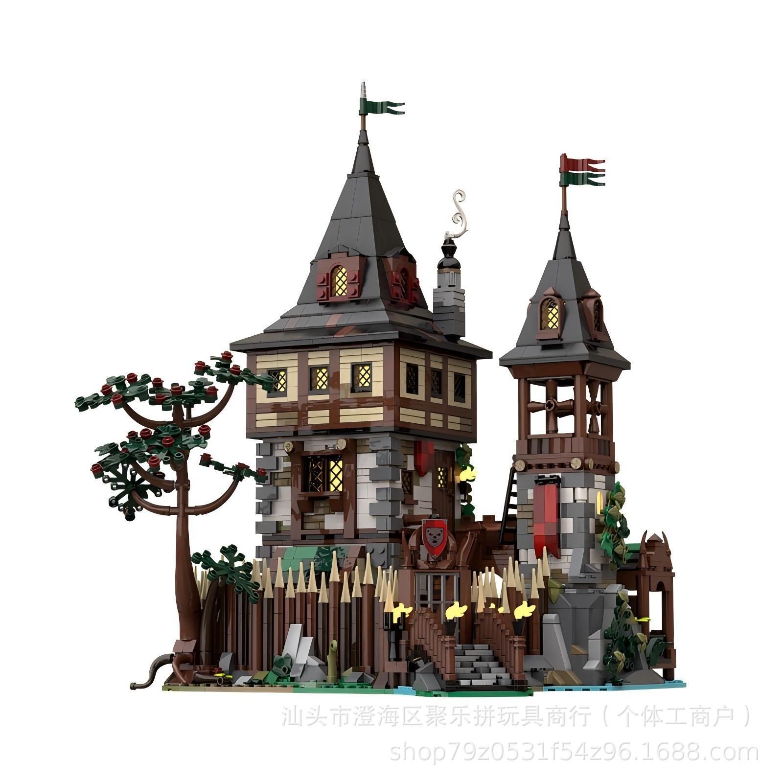 MOC Bear King Castle mosaico d - Hobby Is Science reseña y precio