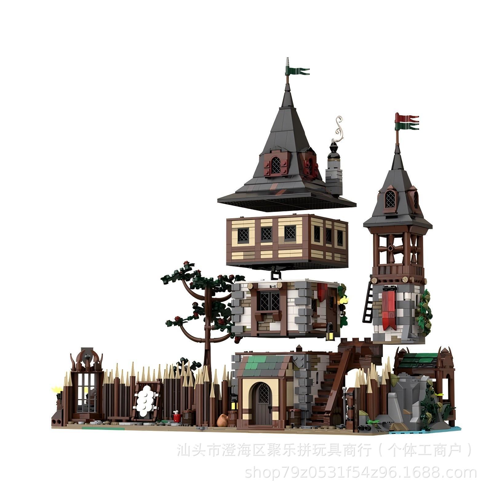 MOC Bear King Castle mosaico d - Hobby Is Science reseña y precio