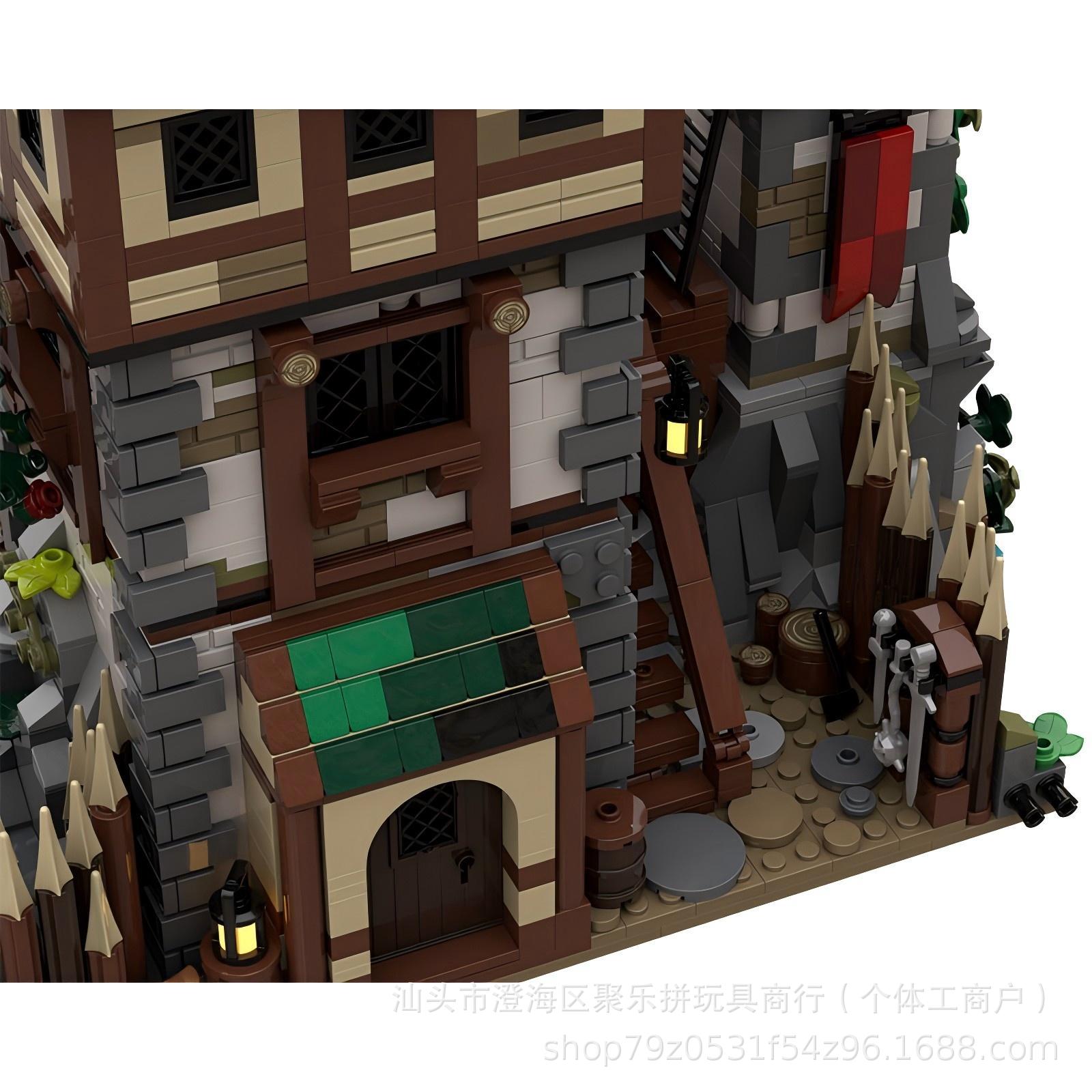 MOC Bear King Castle mosaico d - Hobby Is Science reseña y precio