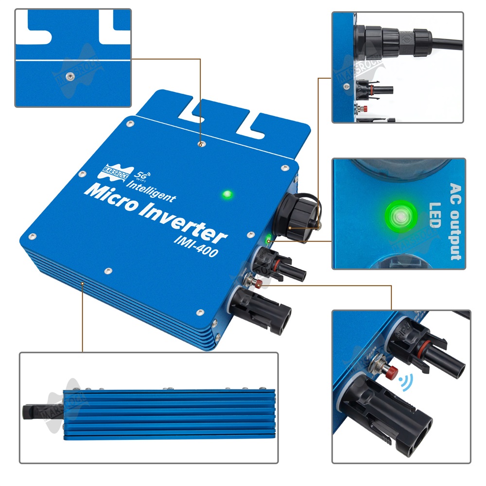 Mini inversor Solar MPPT WiFi  - Solar System Orrery reseña y precio