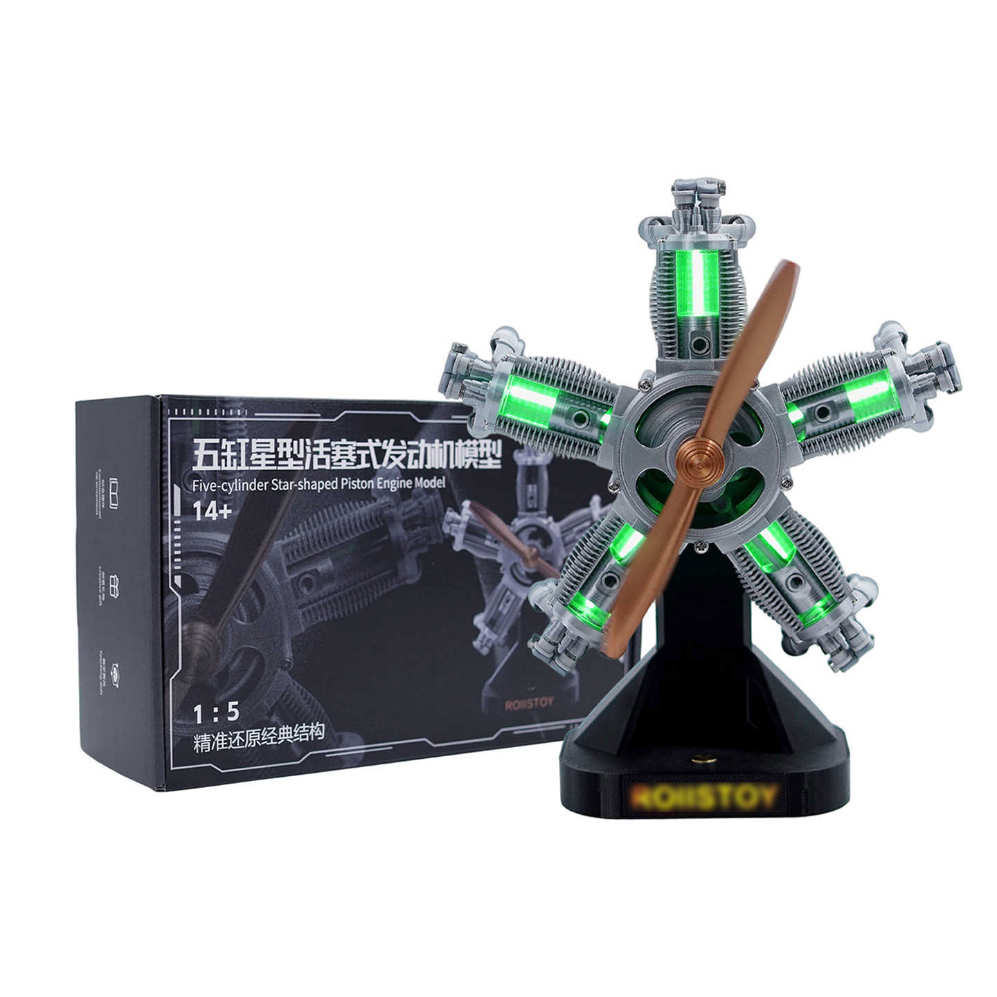 Modelo de Motor Radial de 5 Ci - Hobby Is Science reseña y precio
