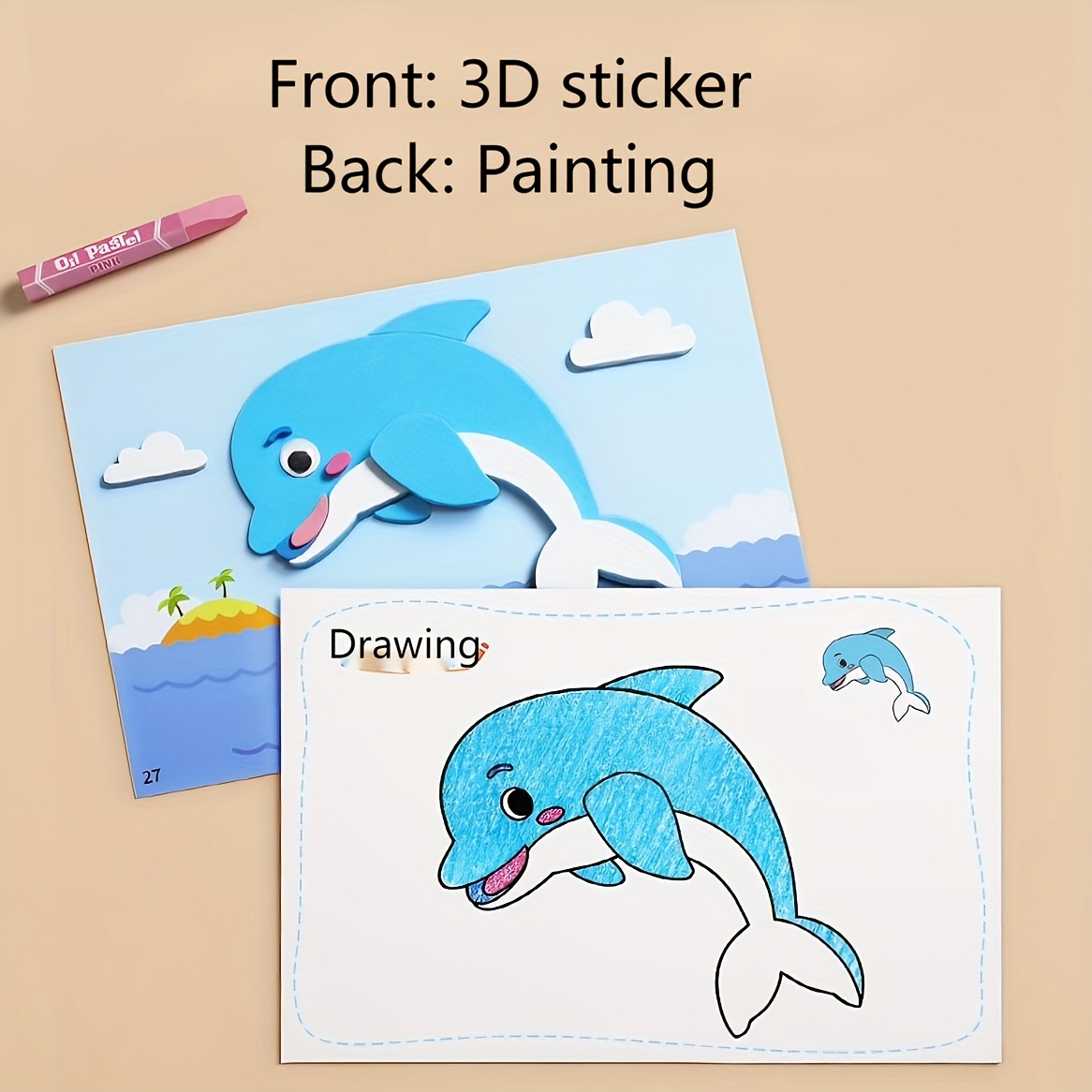 Pegatinas 3D para Niños, Desec - Science Project Diy reseña y precio